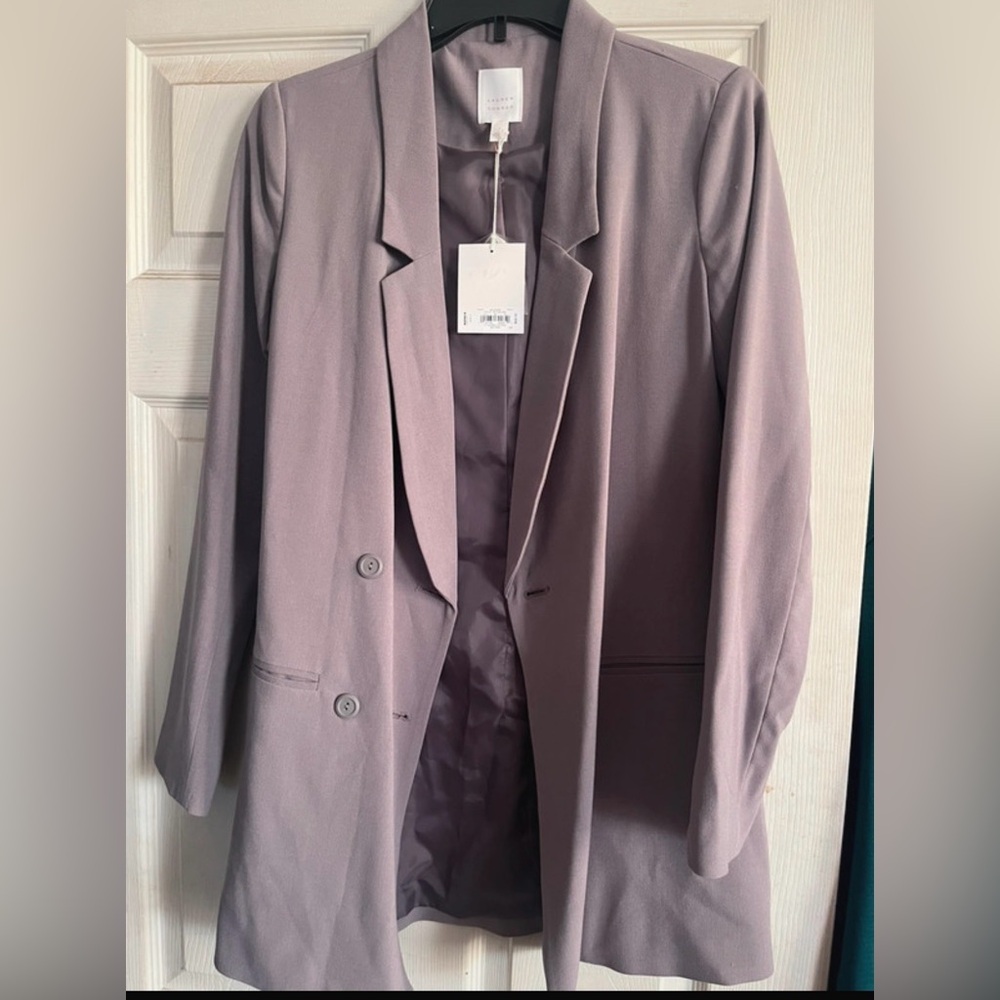 LC Lauren Conrad Women's Mauve Blazer